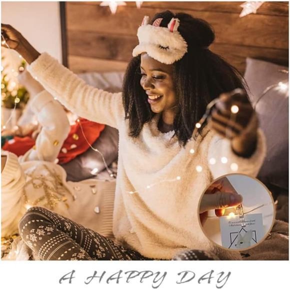 Photo Clip String Light - 33Ft 100LED Fairy Lights with Clips for Pictures - Picture 6 of 7